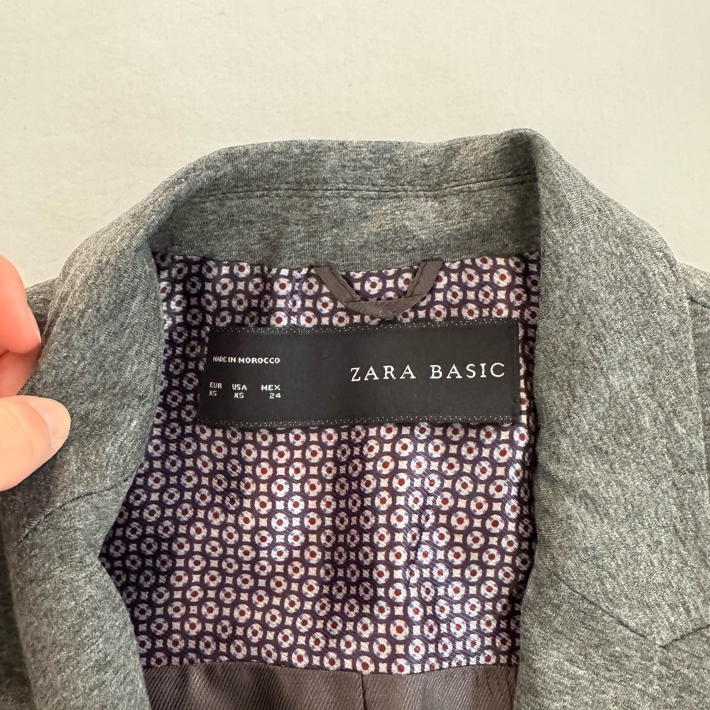 Zara Gray Basic Blazer - image 4